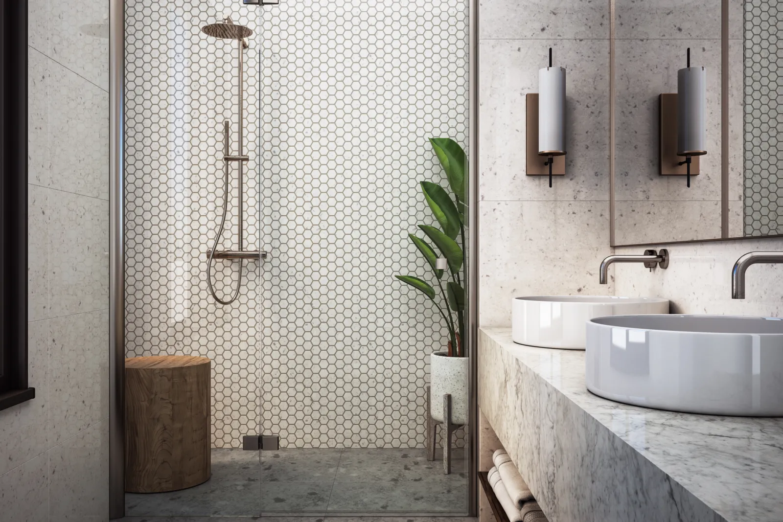 Bathroom and ensuite